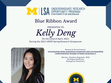 2021 UROP Spring Symposium Blue Ribbon IG 1 